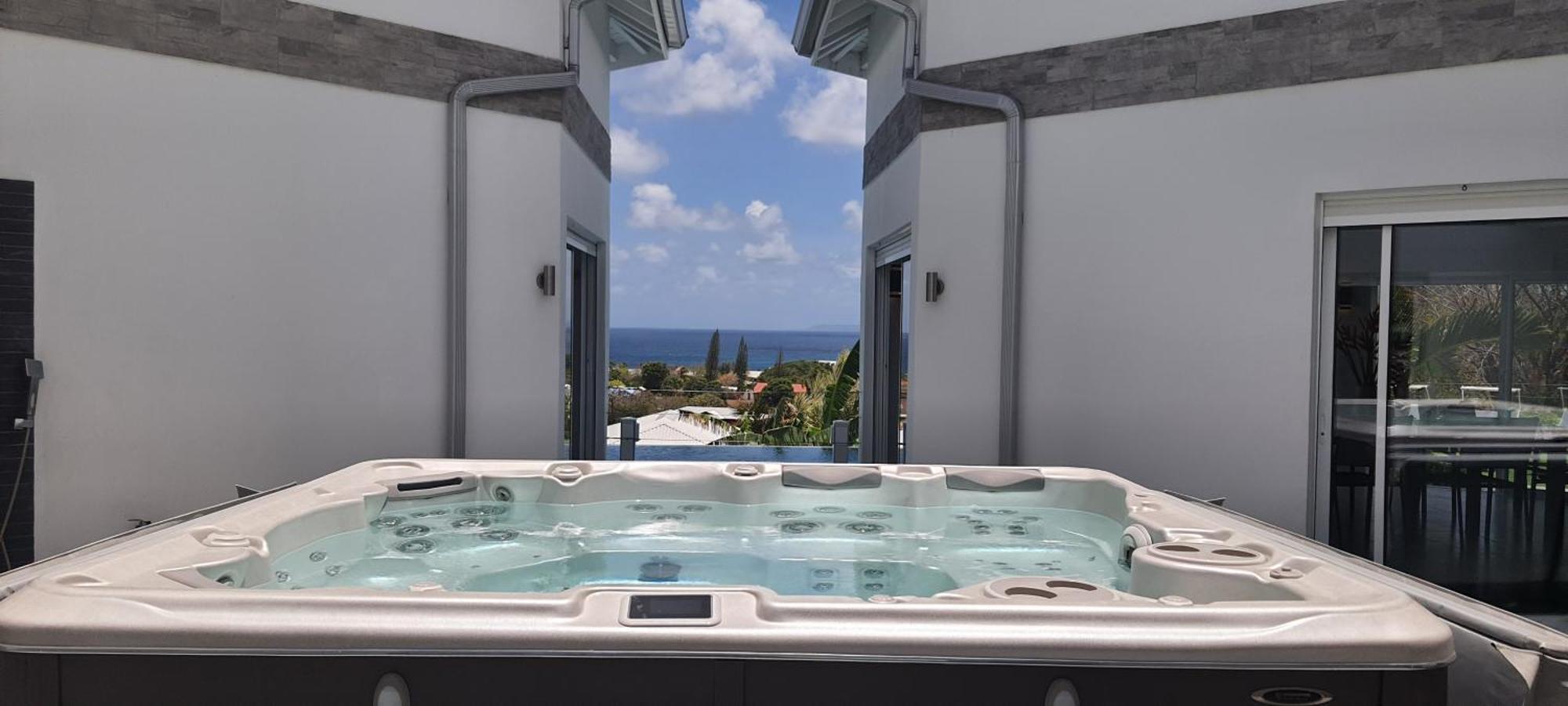 Villa Orchidee Vue Mer Piscine &Spa - V. Ciel&Mer Saint-Francois  Exterior photo